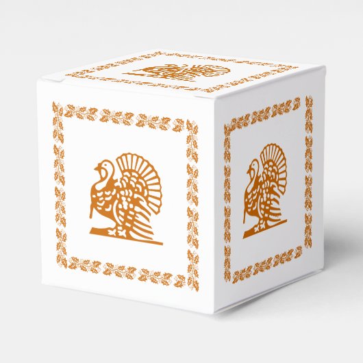 お気に入りボックス – トルコとリーフィガーランド フェイバーボックス (正面サイド)