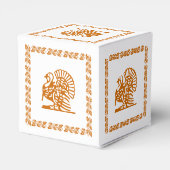 お気に入りボックス – トルコとリーフィガーランド フェイバーボックス (裏面サイド)