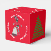 お気に入りボックス – Merry Christmas小妖精や小人とツリー フェイバーボックス (裏面サイド)