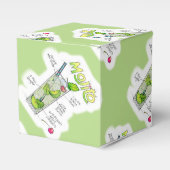 お気に入りボックス – MOJITOレシピカクテルアート フェイバーボックス (正面サイド)