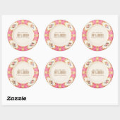 お気に入りラベビクトリアンルティーパーティー ラウンドシール (シート)