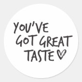 お気に入り得素晴らしありがとうシール – Labels ラウンドシール (正面)