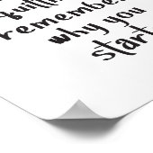 お気に入り感じのトレーニングジムやめウォールアート ポスター (角)