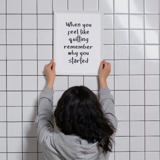 お気に入り感じのトレーニングジムやめウォールアート ポスター