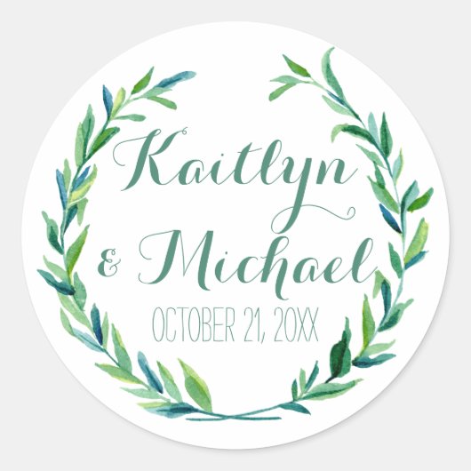 お気に入り抱き枕スモダンティッカーズローレルリースリーフ ラウンドシール (正面)