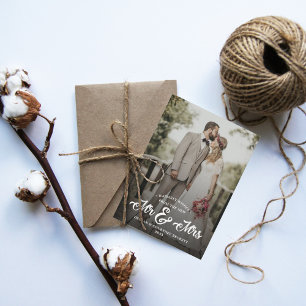 お気に入り新人写真休暇結婚をお願い シーズンカード