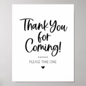 お気に入り来の表の署名 ポスター (正面)