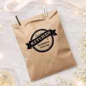 お気に入り箱のキッパーソナライズされたチンから フェイバーバッグ (クリップ留めされた状態)