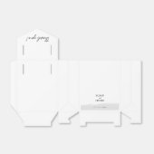 お気に入り結婚ボックス |白黒 フェイバーボックス (折り畳みなし)