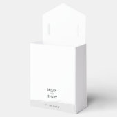 お気に入り結婚ボックス |白黒 フェイバーボックス (オープン)