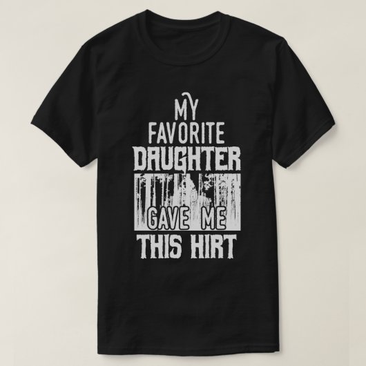 お気に入り買の娘さんおもしろい Tシャツ (デザイン正面)