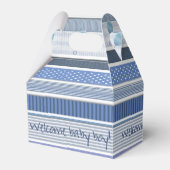 お気に入り/ギフトボックス – ウェルカム男の赤ちゃん! フェイバーボックス (正面サイド)