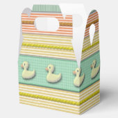 お気に入り/ギフトボックス – 列にアヒル フェイバーボックス (オープン)