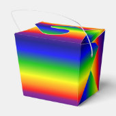 お気に入り/ギフトボックス – 角柱状レインボー フェイバーボックス (裏面サイド)