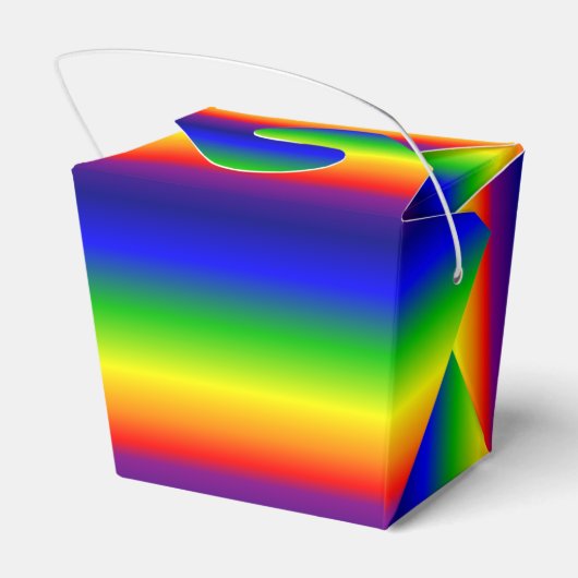 お気に入り/ギフトボックス – 角柱状レインボー フェイバーボックス (裏面サイド)