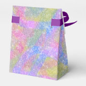 お気に入り/ギフトボックス – Sparkly Pastel Rainbow フェイバーボックス (裏面サイド)