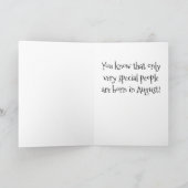 お気に入り***威厳がある誕生日*** カード (内部)