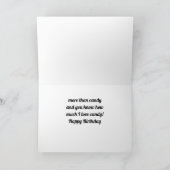 お気に入り***CANDY***誕生日カード カード (内部)