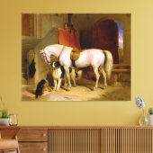 お気に入り、H.R.H.プリンス・ジョージのプロパティ キャンバスプリント (インサイチュ (リビング))