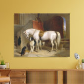 お気に入り、H.R.H.プリンス・ジョージのプロパティ キャンバスプリント (インサイチュ (リビング))