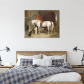 お気に入り、H.R.H.プリンス・ジョージのプロパティ キャンバスプリント (インサイチュ (寝室))