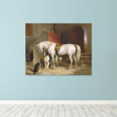 お気に入り、H.R.H.プリンス・ジョージのプロパティ キャンバスプリント (インサイチュ (ウッドフロア))