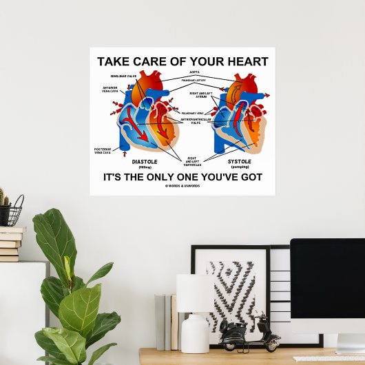 お気に前のハートを取れば持っているのはそれだけだ ポスター (ホームオフィス)