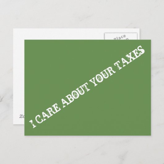 お気に前の税金はがきだよ ポストカード (正面/裏面)