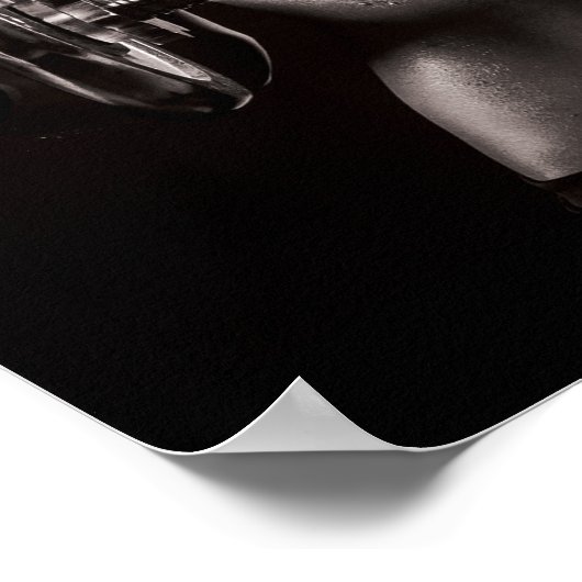 お気に客様の体を取り上げ、女性のトレーニング動機 ポスター (角)