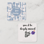 お気の毒に思離れう ノートカード (正面/裏面)