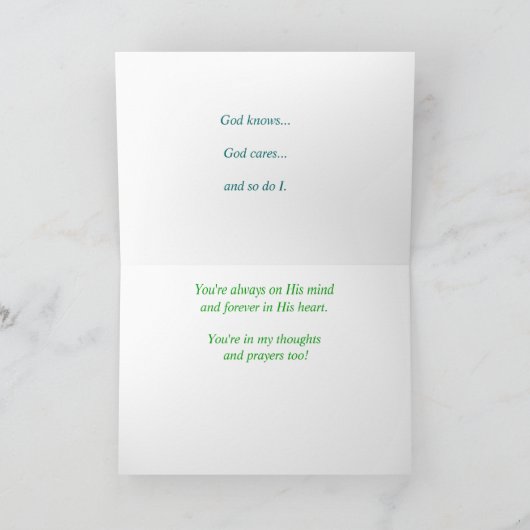 お気の毒感じです カード (内部)