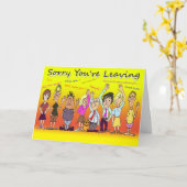 お気の毒離れなあなたは カード (黄色い花)