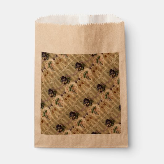 お気ビクトリアンに入りヴィンテージバレンタインデーパーティーバッグ フェイバーバッグ (正面)