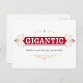 お気感謝してい前には大変 ポストカード (正面/裏面)