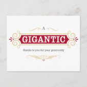 お気感謝してい前には大変 ポストカード (正面)