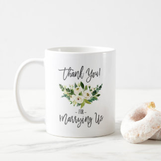 お気結婚の利いた贈り物-私どもと結婚してありがとう コーヒーマグカップ