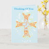 お気考えに入り カード (黄色い花)