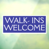 お気軽にお立ち寄りください 店内へ歓迎します ウィンドウサイン (シート3)