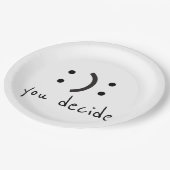 お決まりの悲しみ ペーパープレート (アングル)