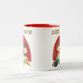 お泊まりの岩 ツートーンマグカップ (中央)