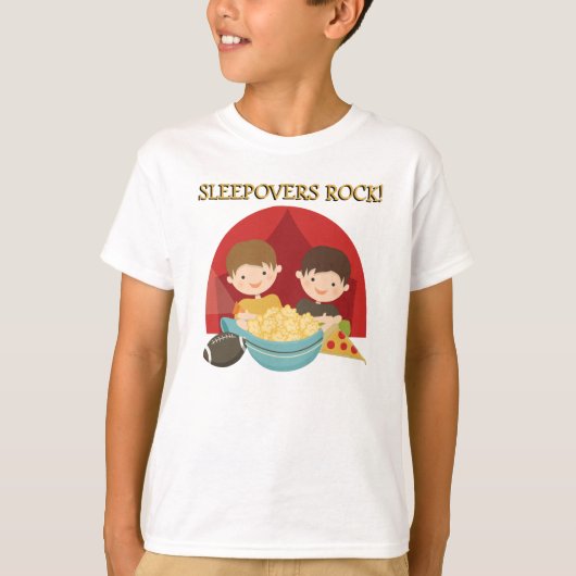 お泊まりの岩 Tシャツ (正面)