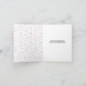 お泊まりパジャマ誕生日パーティー サンキューカード (内部)