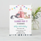 お泊まりパーティー 招待状 (スタンド正面)