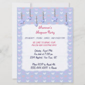 お泊まり会の友達のためのスリープオーバー誕生日パーティー 招待状 (裏面)