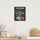 お泊り客ウェルカムサイン – BOY誕生日 ポスター (キッチン)