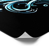 お洒落うつろなデザイン ポスター (角)