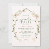 お洒落おとぎ話フローラガーデンパーティー 招待状 (正面)