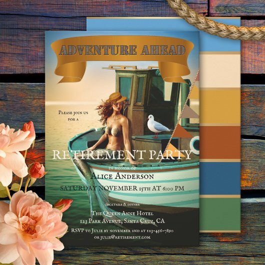 お洒落おもしろいヴィンテージ 招待状