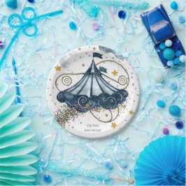 お洒落おもしろい回路誕生日 ペーパープレート