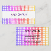 お洒落おもしろい絵を描線カスタム 名刺 (正面/裏面)